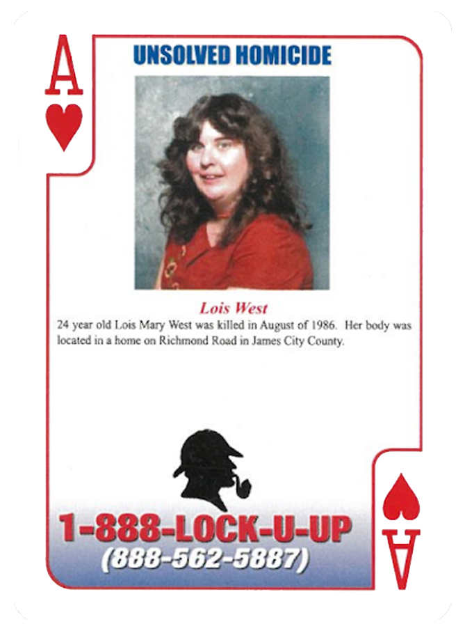 The Deck - Lois West Ace of Hearts - Missing Person - Lois West