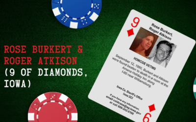 Rose Burkert and Roger Atkison – 9 of Diamonds, Iowa