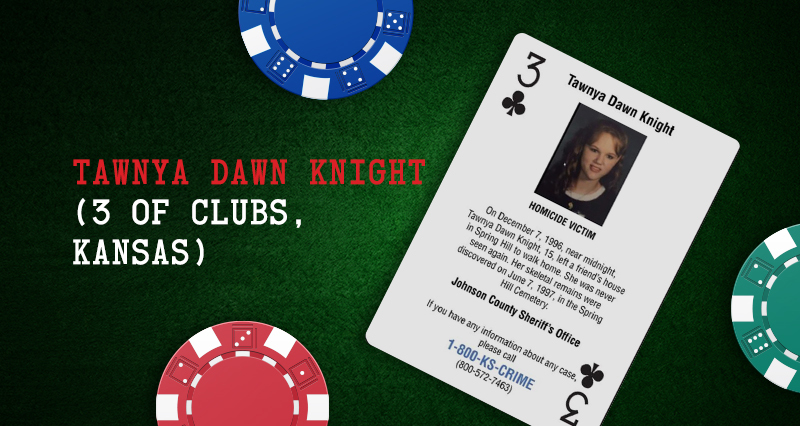 Tawnya Dawn Knight (3 of Clubs, Kansas)
