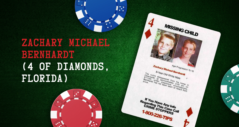  Zachary Michael Bernhardt (4 of Diamonds, Florida)